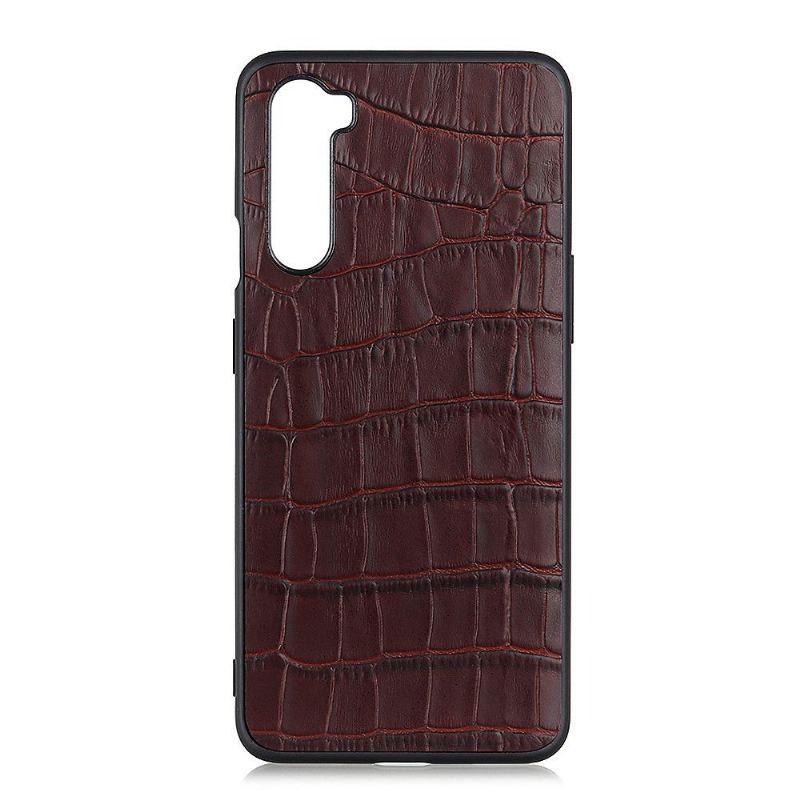 Skal För OnePlus Nord Premium Croc Effect Läder