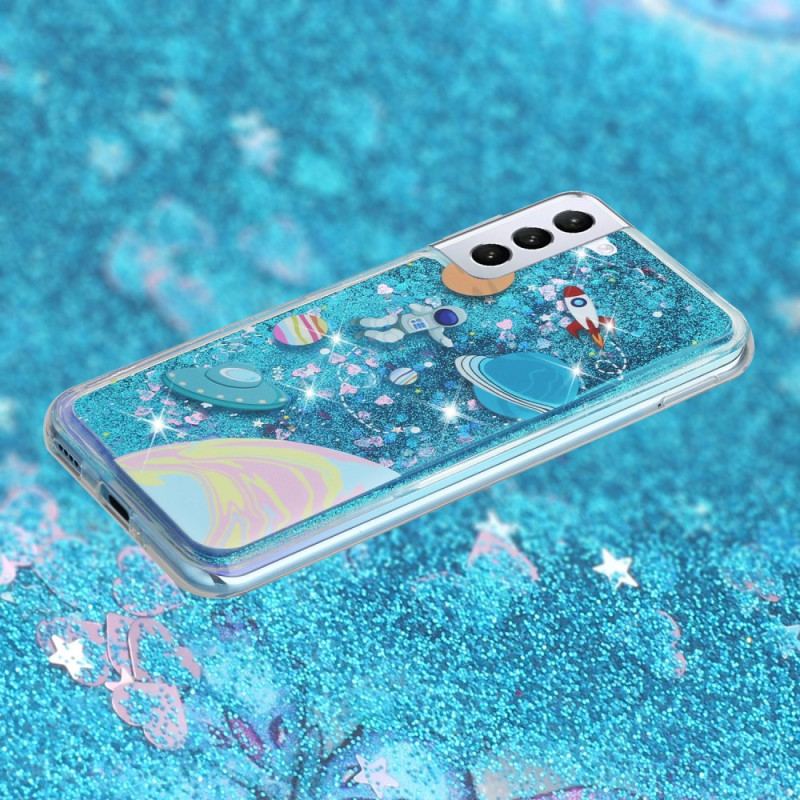 Skal För Samsung Galaxy S24 Plus 5g Universum Glitter Liquid