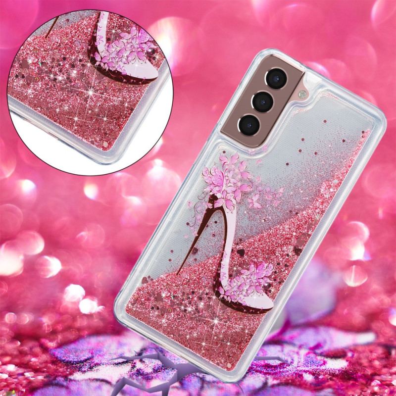 Skal Samsung Galaxy S24 Plus 5g Flytande Glitterpump