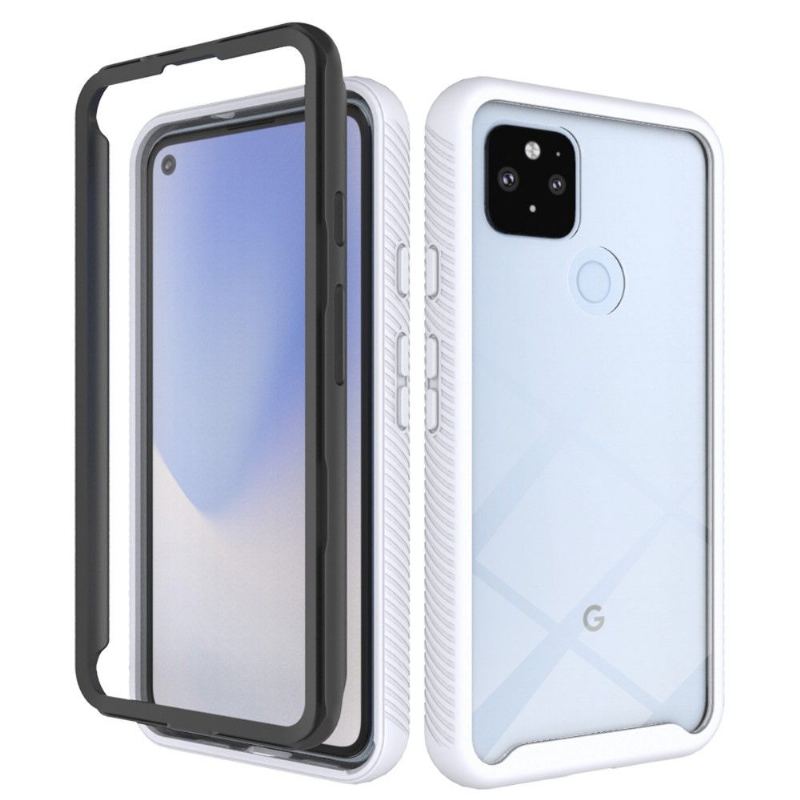 Skal För Google Pixel 4a 5G Hybrid Clear Back Stötsäker