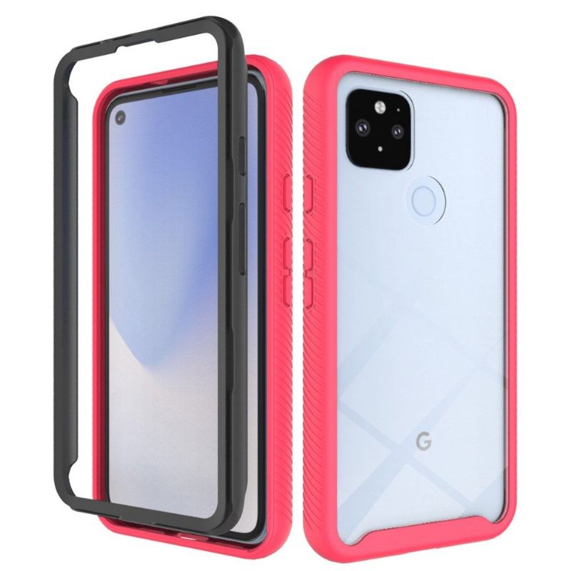 Skal För Google Pixel 4a 5G Hybrid Clear Back Stötsäker