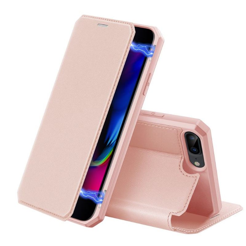 Folio-fodral För iPhone 8 Plus / 7 Plus Fallskydd Magnetic Case Korthållare