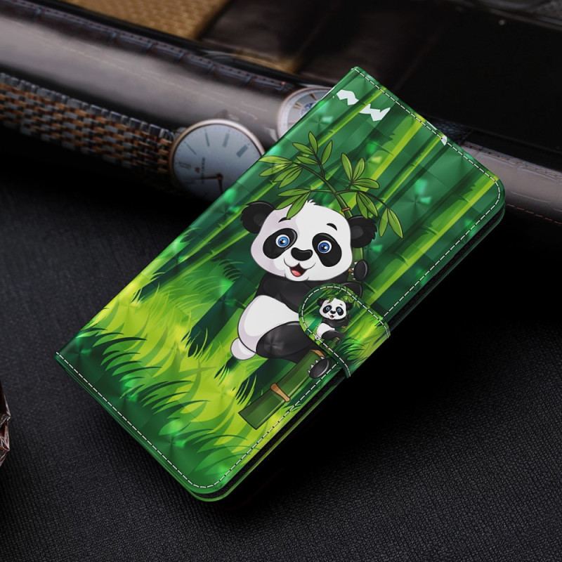 Fodral För Google Pixel 8 Bambu Panda Med Rem