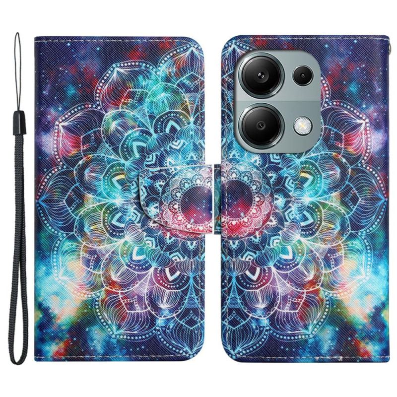 Fodral Xiaomi Redmi Note 13 Pro 4g Stjärnhimmel Och Lanyard Mandala