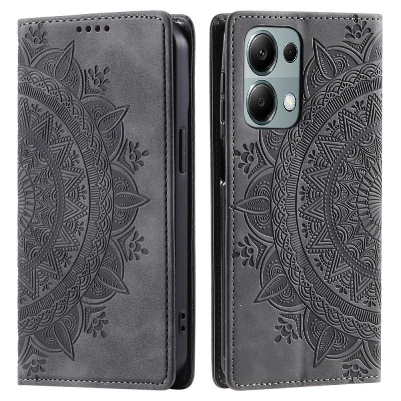 Folio-fodral Xiaomi Redmi Note 13 Pro 4g Mandala Mockaeffekt