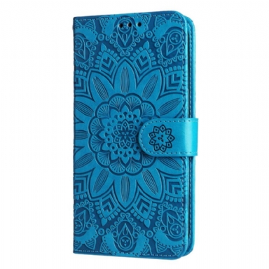 Läderfodral Xiaomi Redmi Note 13 Pro 4g Telefonfodral Mandala Med Rem