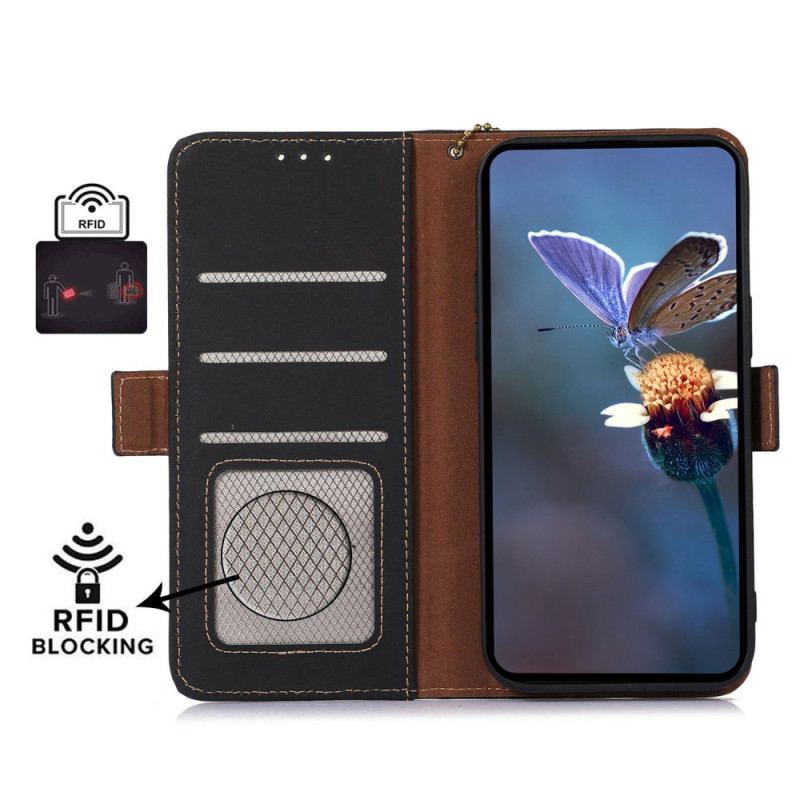 Läderskal Fodral Xiaomi Redmi Note 13 Pro 4g Rfif Blockerande Läder