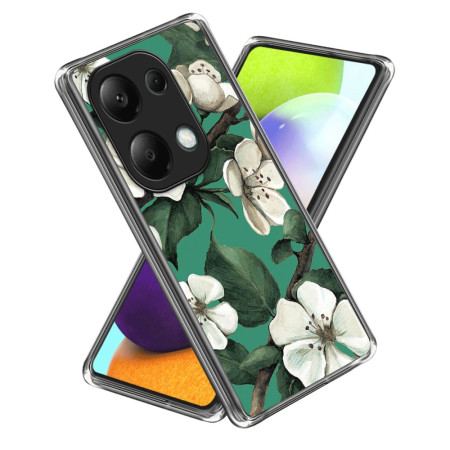 Skal För Xiaomi Redmi Note 13 Pro 4g Vita Blommor