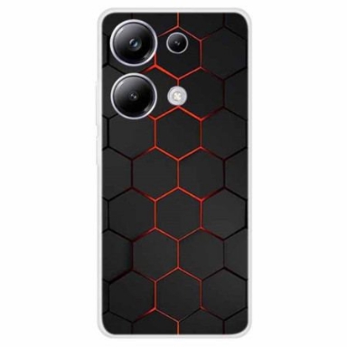 Skal Xiaomi Redmi Note 13 Pro 4g Telefonfodral Röd Cell