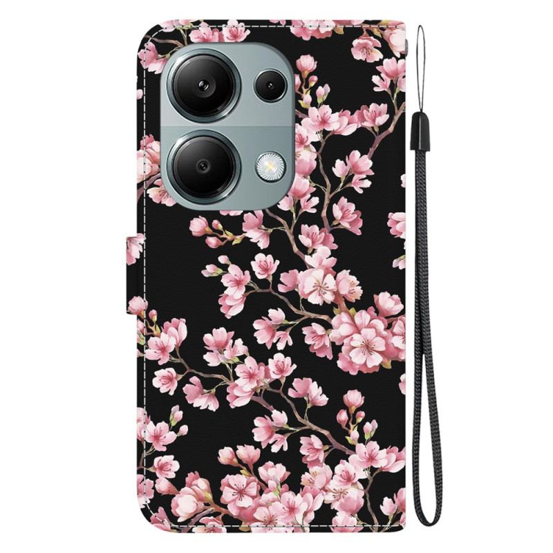 Skyddsfodral Xiaomi Redmi Note 13 Pro 4g Spännda Plommonblommor