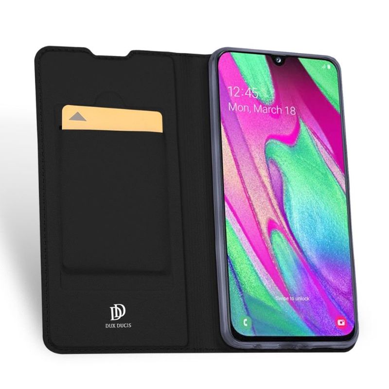 Fodral Case För Samsung Galaxy A40 Fallskydd Affärsimitation