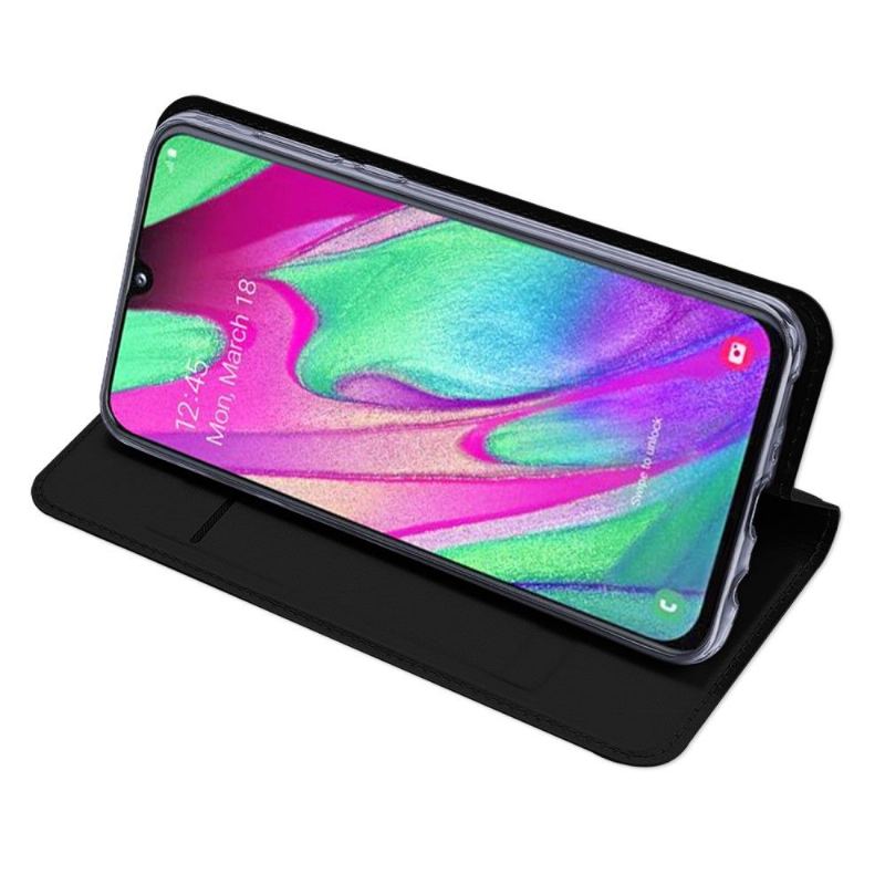 Fodral Case För Samsung Galaxy A40 Fallskydd Affärsimitation