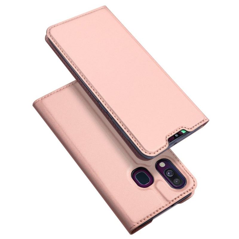 Fodral Case För Samsung Galaxy A40 Fallskydd Affärsimitation