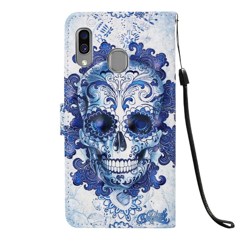 Fodral För Samsung Galaxy A40 Bedrijf Calavera Mönster