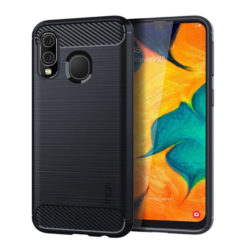 Skal För Samsung Galaxy A40 Borstad Mofi