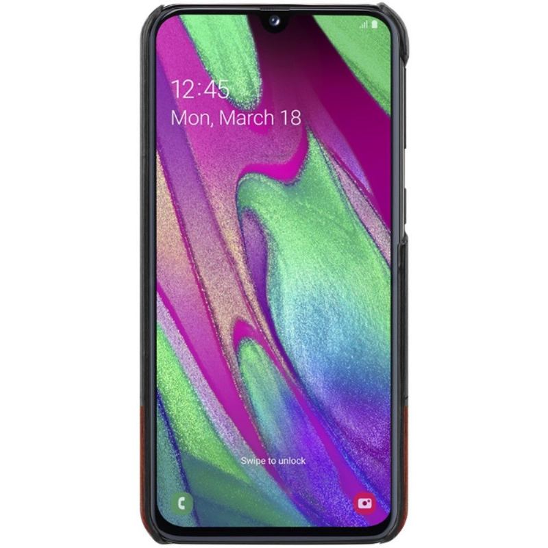 Skal För Samsung Galaxy A40 Imak Bicolor Konstläder