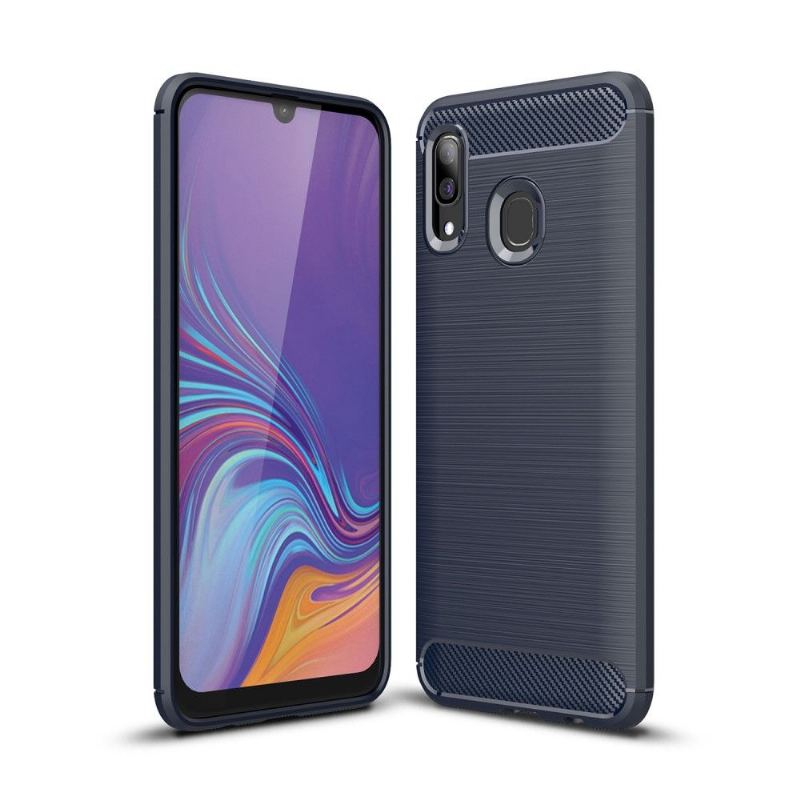 Skal För Samsung Galaxy A40 Kolborstad Gel