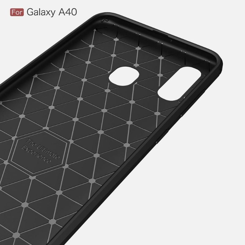 Skal För Samsung Galaxy A40 Kolborstad Gel