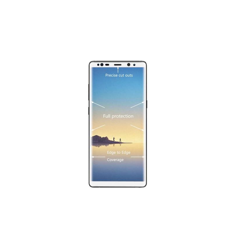 Samsung Galaxy Note 8 Skärmskydd I Härdat Glas I Full Storlek