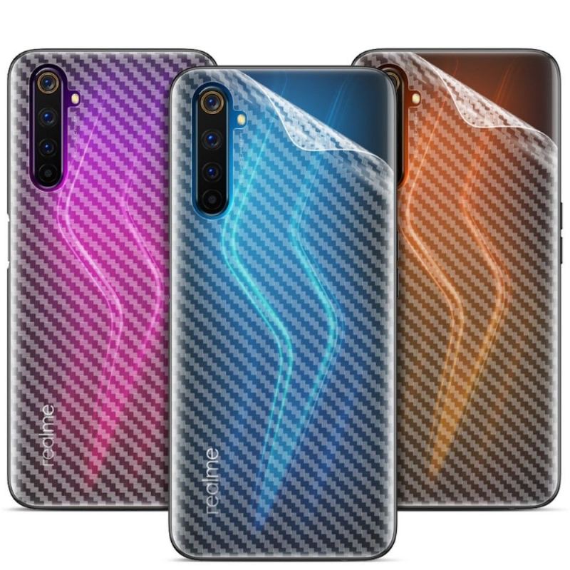 Carbon Bakre Films For Realme 6 Pro (2 Delar)