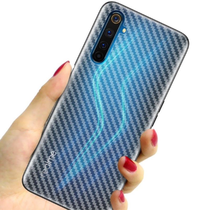 Carbon Bakre Films For Realme 6 Pro (2 Delar)