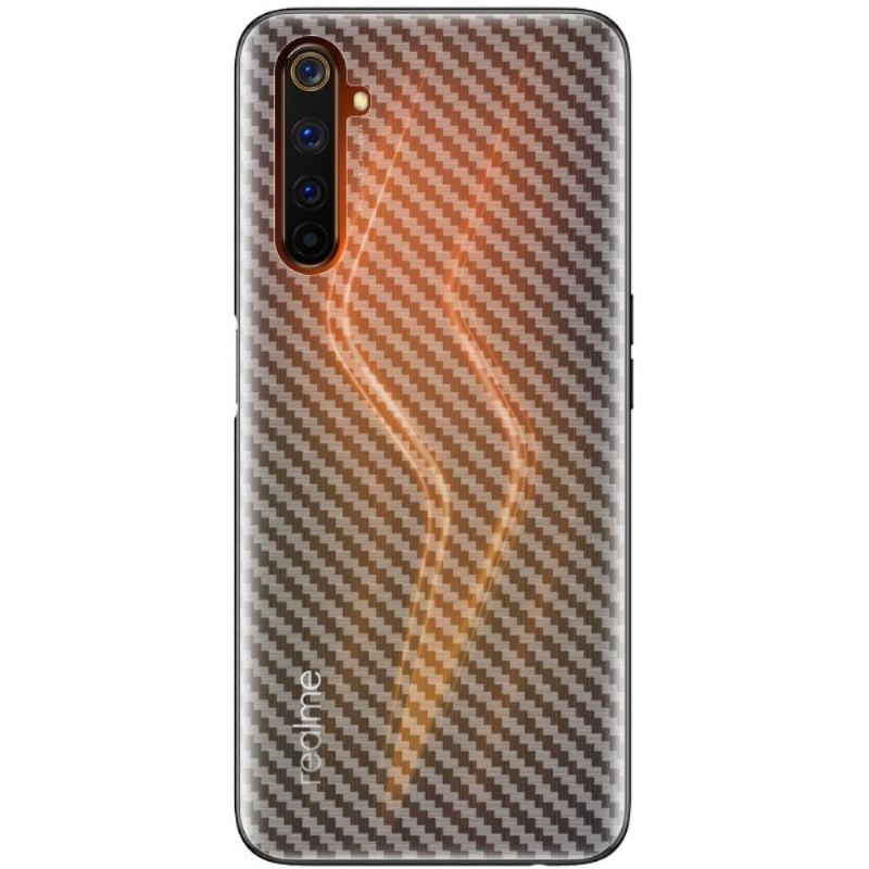 Carbon Bakre Films For Realme 6 Pro (2 Delar)