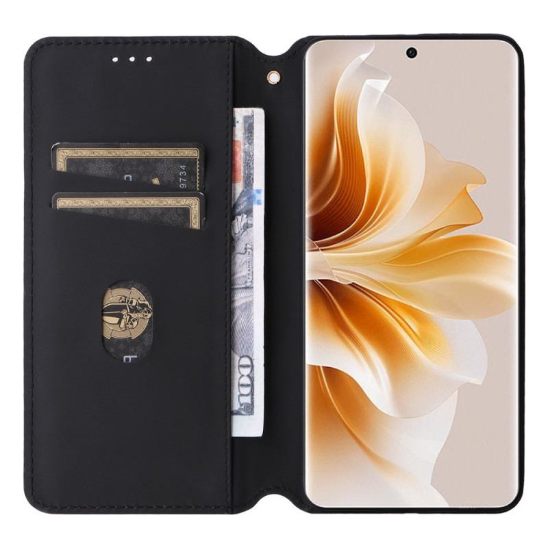 Folio-fodral Oppo Reno 11 5g 3d-diamanter