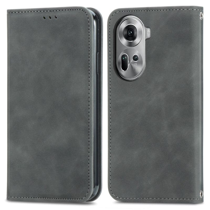 Folio-fodral Oppo Reno 11 5g Telefonfodral Mockaeffekt