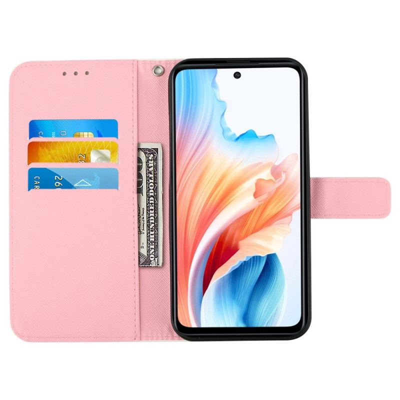 Läderfodral Oppo Reno 11 5g Telefonfodral Vallmo