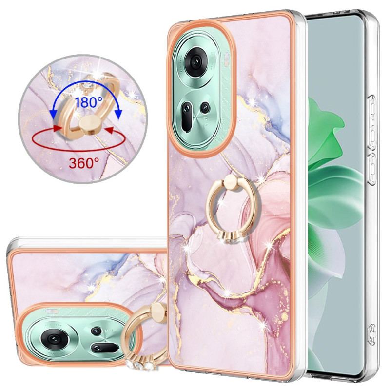 Skal Oppo Reno 11 5g Marble Design Support Ring