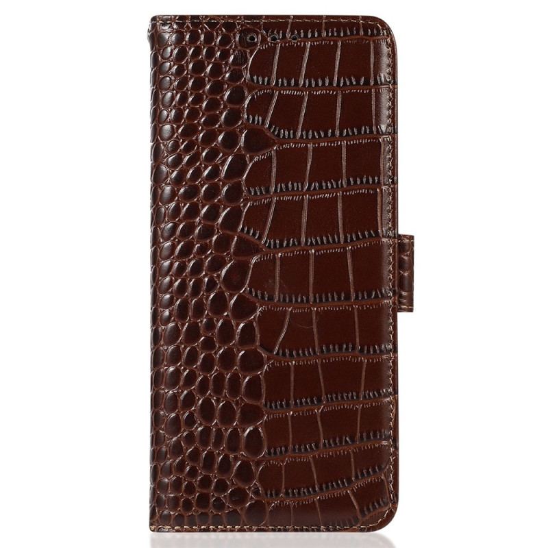 Skyddsfodral Oppo Reno 11 5g Crocodile Texture Läder