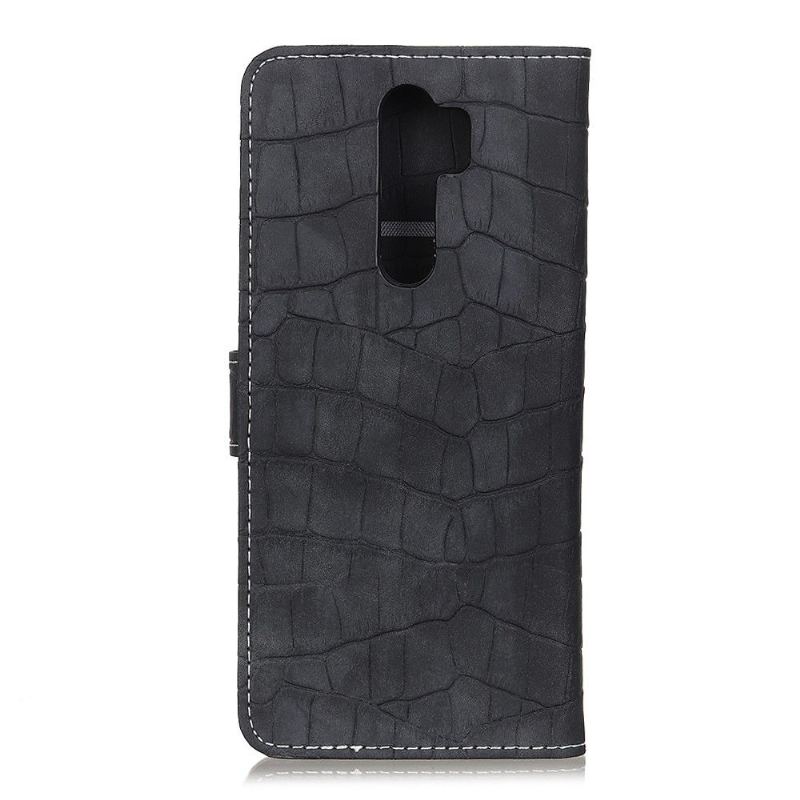 Fodral För Xiaomi Redmi Note 8 Pro Hemming Croc-effekt I Konstläder