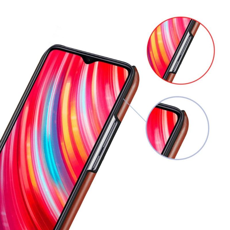 Skal För Xiaomi Redmi Note 8 Pro Tvåfärgad Lädereffekt