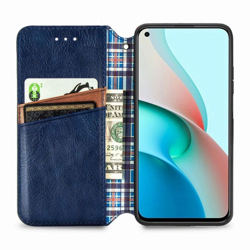 Fodral För Xiaomi Redmi Note 9T Bedrijf Kub Design Korthållare