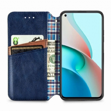 Fodral För Xiaomi Redmi Note 9T Bedrijf Kub Design Korthållare