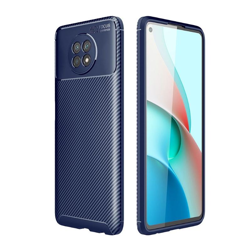 Skal För Xiaomi Redmi Note 9T Kolfibereffekt