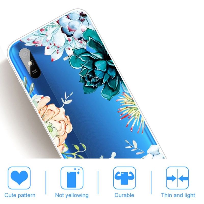 Skal För Xiaomi Redmi 9A Blomsort