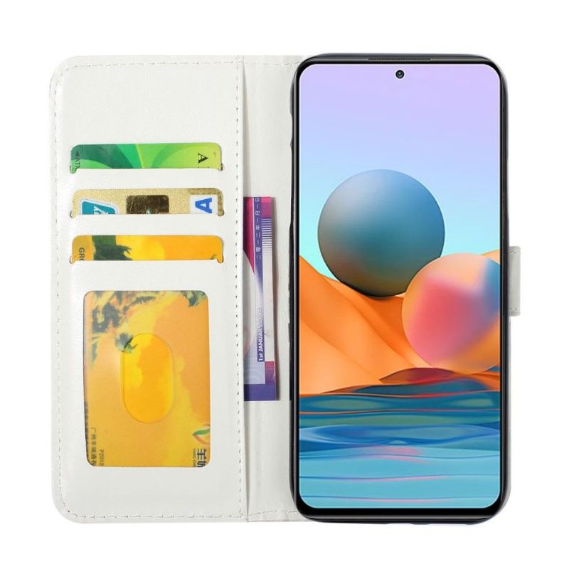 Fodral För Xiaomi Redmi Note 10 Pro Bedrijf Färgade Fjärilar