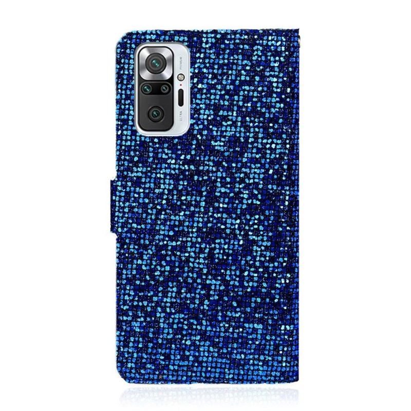 Fodral För Xiaomi Redmi Note 10 Pro Hemming Glitterkorthållare