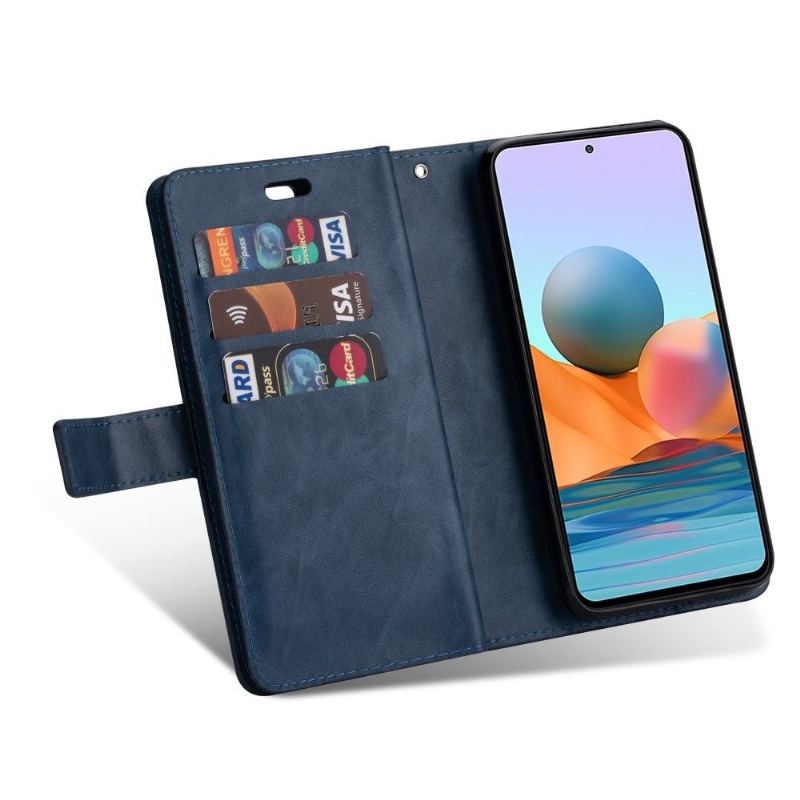 Folio-fodral För Xiaomi Redmi Note 10 Pro Plånboksfodral Med Kedjar Konstläder