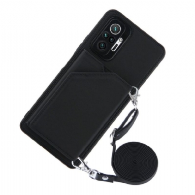 Skal För Xiaomi Redmi Note 10 Pro Aude Multi-compartment Lanyard