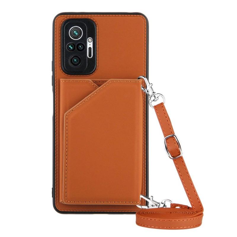 Skal För Xiaomi Redmi Note 10 Pro Aude Multi-compartment Lanyard