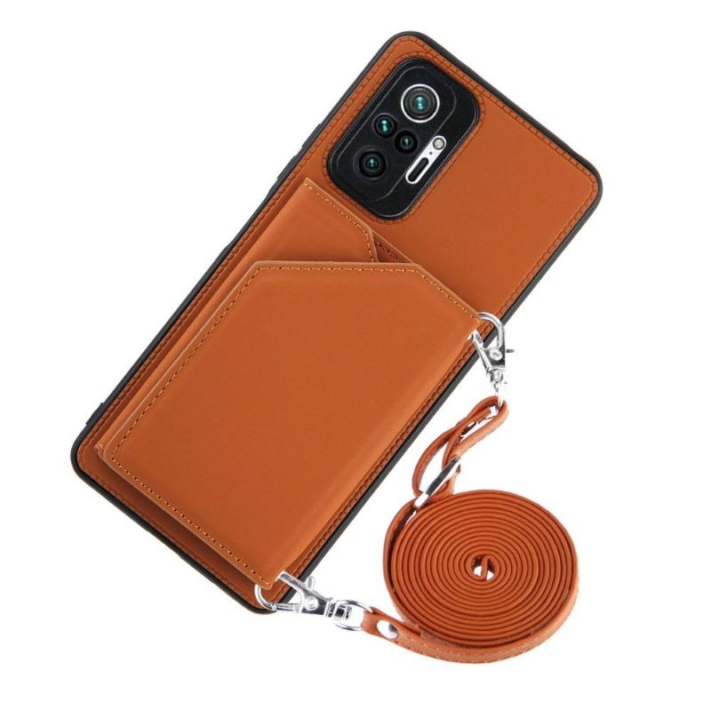 Skal För Xiaomi Redmi Note 10 Pro Aude Multi-compartment Lanyard