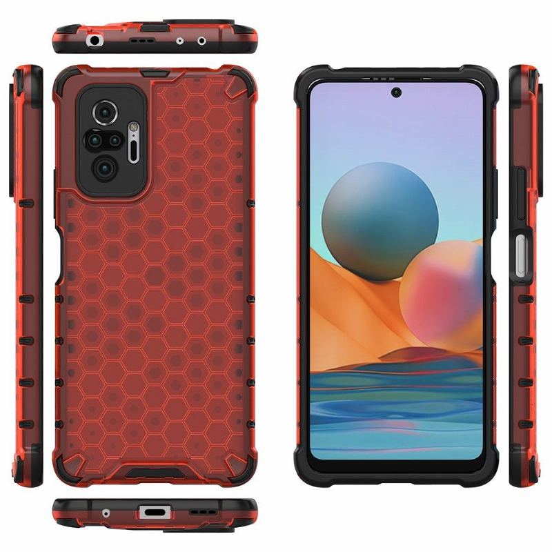 Skal För Xiaomi Redmi Note 10 Pro Hemming Honeycomb Design