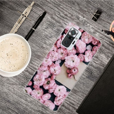 Skal För Xiaomi Redmi Note 10 Pro Rosa Blomma