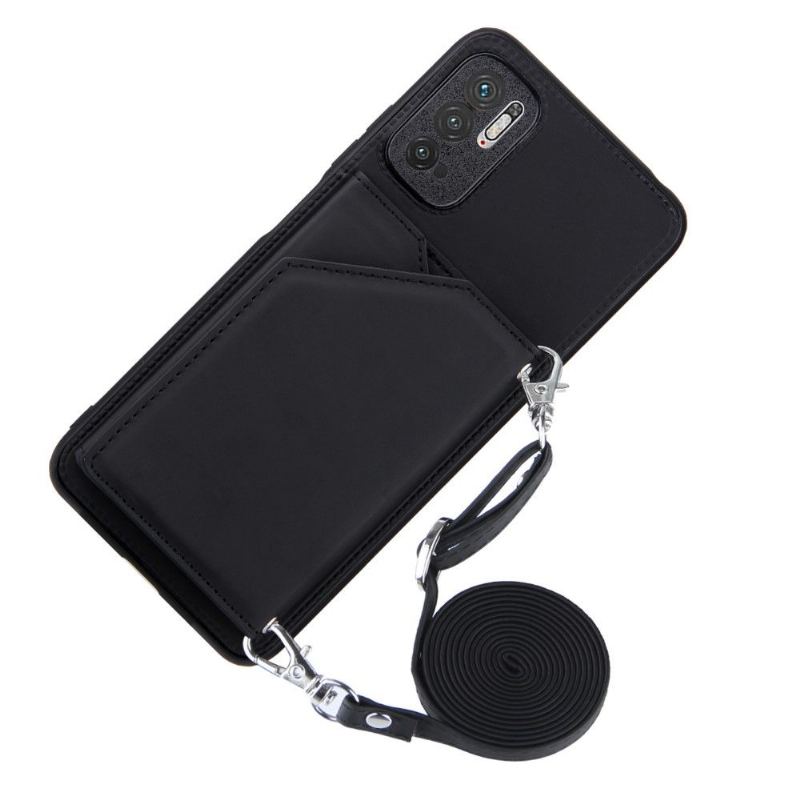 Skal För Xiaomi Redmi Note 10 5G / Poco M3 Pro Fallskydd Aude Multi-compartment Lanyard