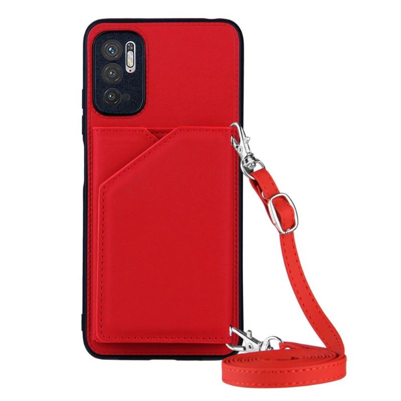 Skal För Xiaomi Redmi Note 10 5G / Poco M3 Pro Fallskydd Aude Multi-compartment Lanyard