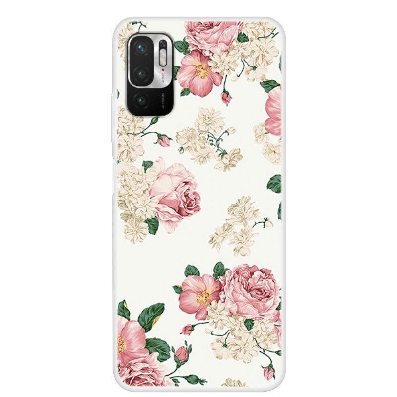 Skal För Xiaomi Redmi Note 10 5G / Poco M3 Pro Fallskydd Blommor