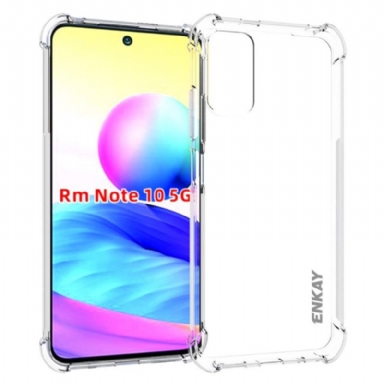 Skal För Xiaomi Redmi Note 10 5G / Poco M3 Pro Hemming Skyddsfodral Enkay Clear