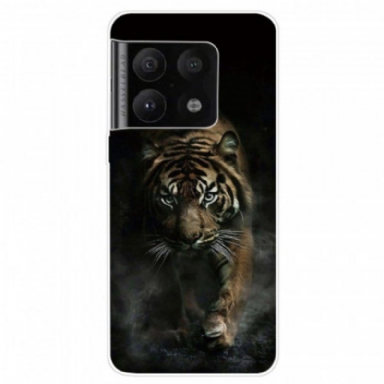 Skal OnePlus 10 Pro 5G Flexibel Tiger In Mist